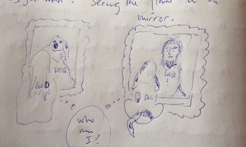 Is God mad? On seeing the flaw in the mirror