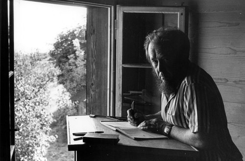 Solzhenitsyn in Sternenberg, Switzerland Summer of 1974